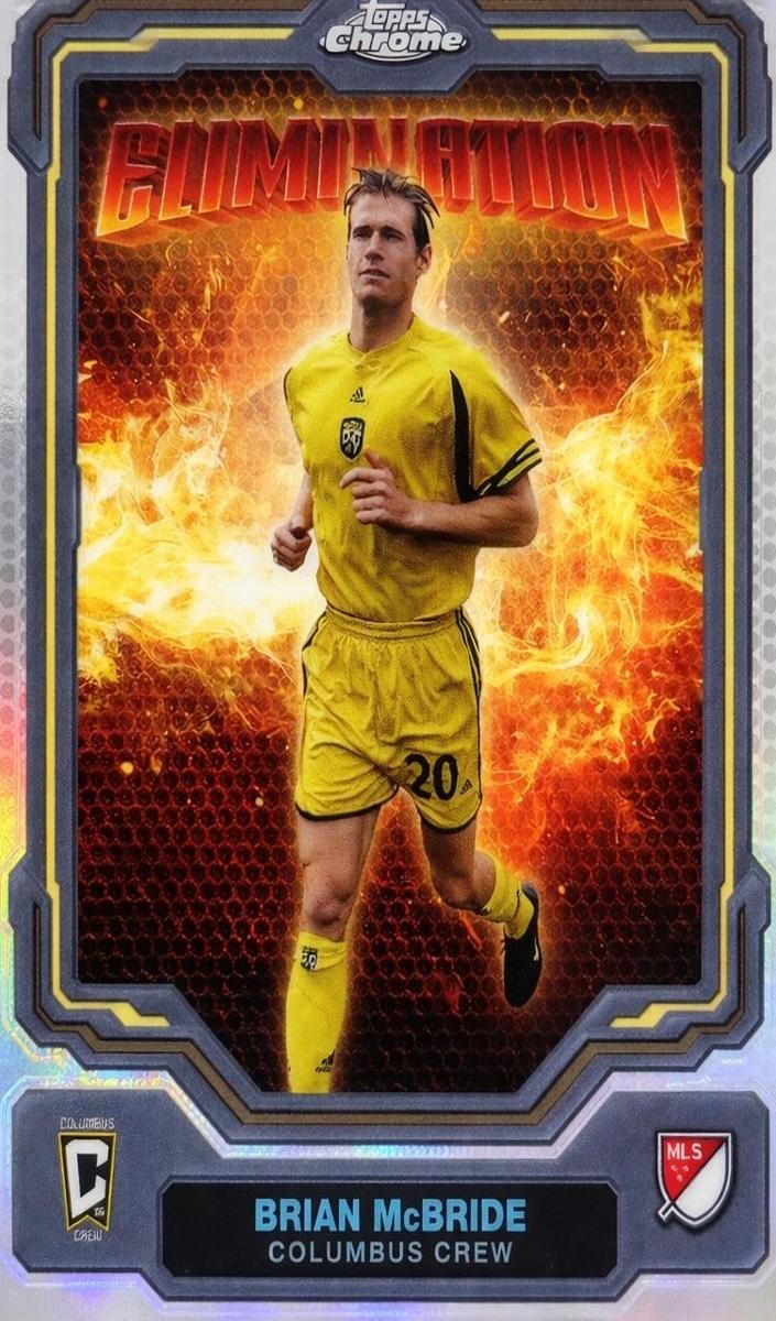 2025 Topps Chrome MLS Soccer Brian McBride #EL-22