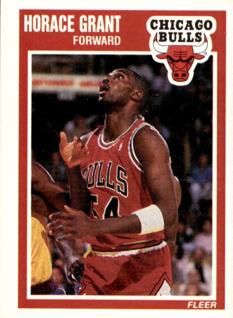 1989 Fleer Basketball Horace Grant #20 PSA 9
