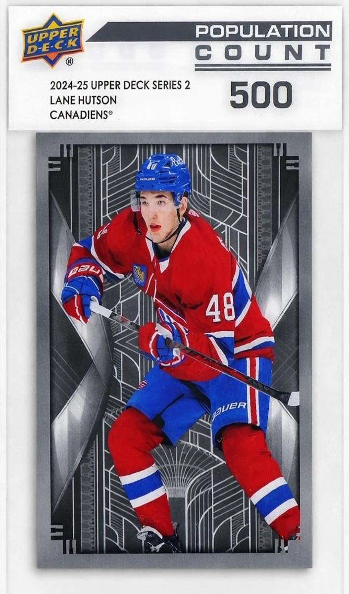 2024 Upper Deck Hockey Lane Hutson #PC-58 PSA 10