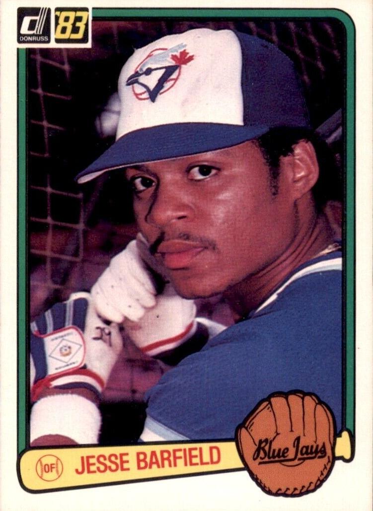 1983 Donruss Baseball Jesse Barfield #595