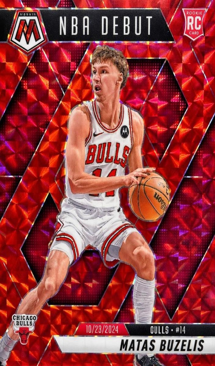 2024 Panini Mosaic Basketball Red Matas Buzelis #257