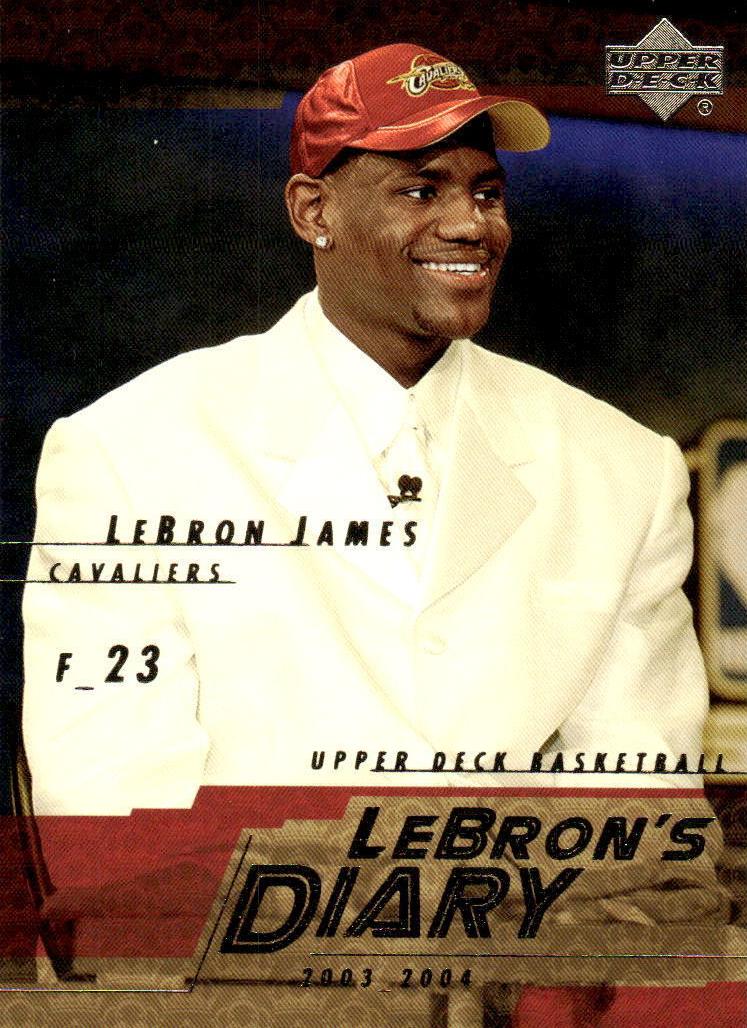 2003 Upper Deck Basketball LeBron James #LJ5 PSA 9