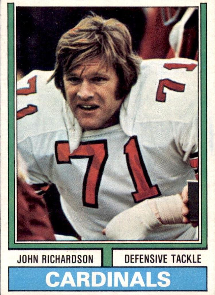1974 Topps Football John Richardson #312 PSA 9