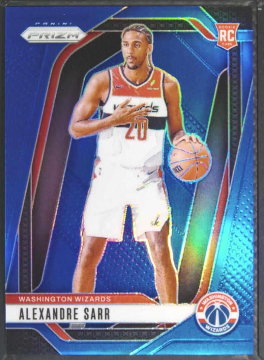2024 Panini Prizm Basketball Blue Alexandre Sarr #264 PSA 8