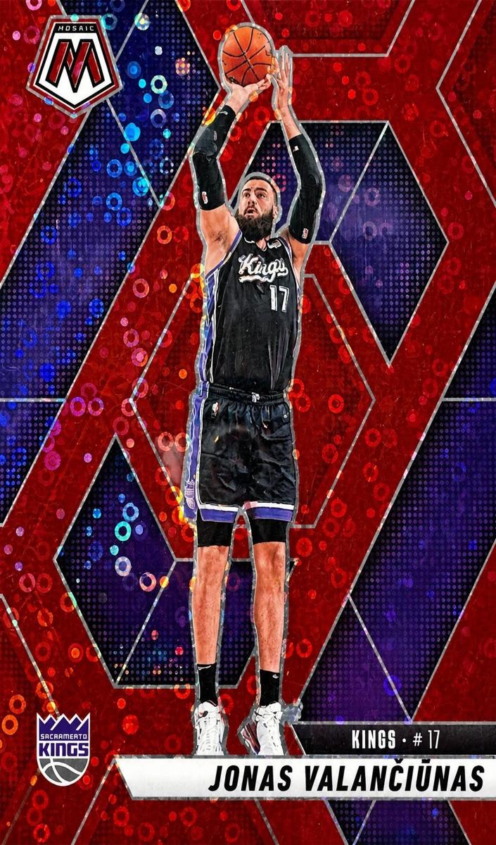 2024 Panini Mosaic Basketball Fast Break Red Jonas Valanciunas #169