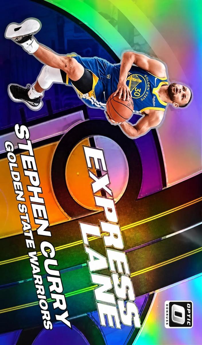 2021 Donruss Optic Basketball Purple Stephen Curry #4 PSA 9