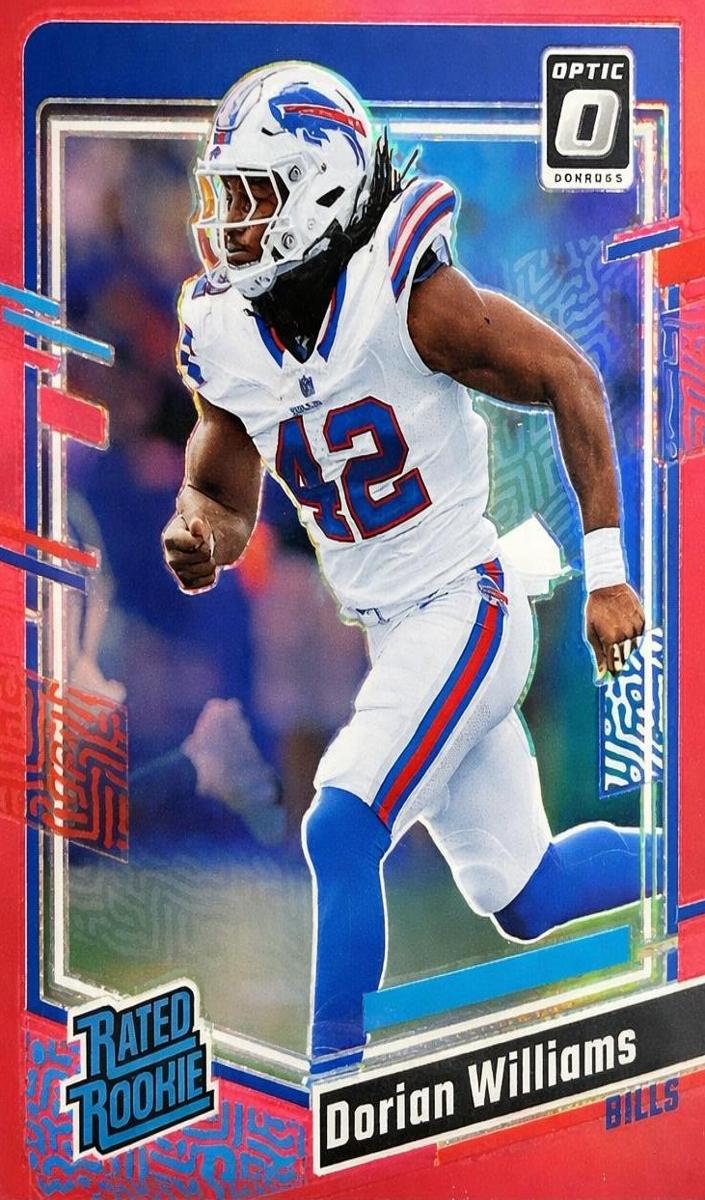 2023 Donruss Optic Football Pink Dorian Williams #212 PSA 10
