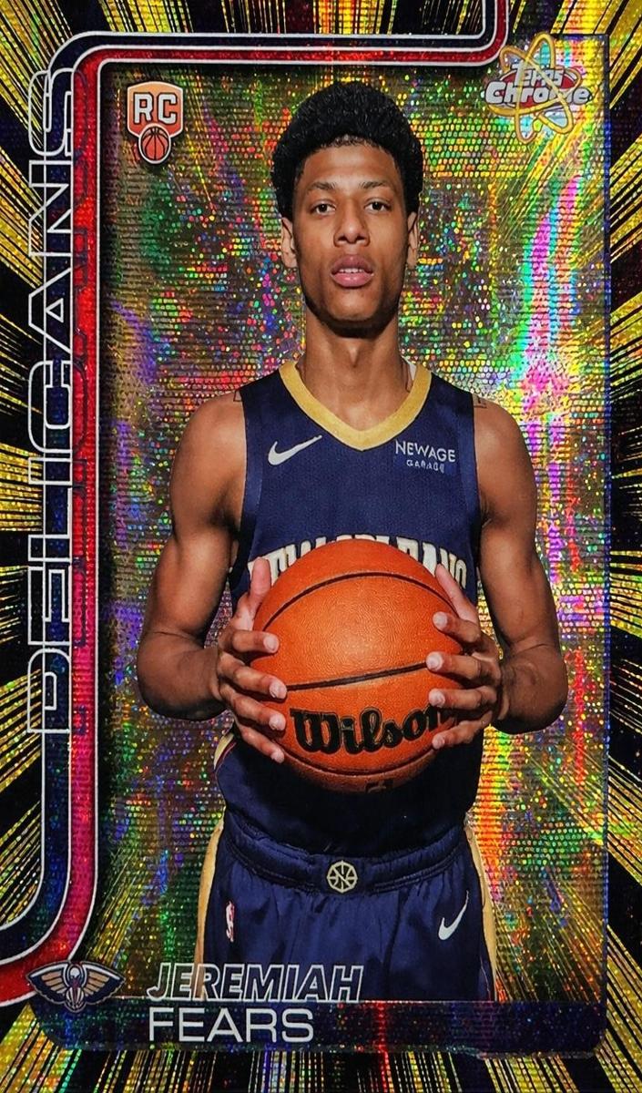 2025 Topps Chrome Basketball Jeremiah Fears #RR-6 PSA 10