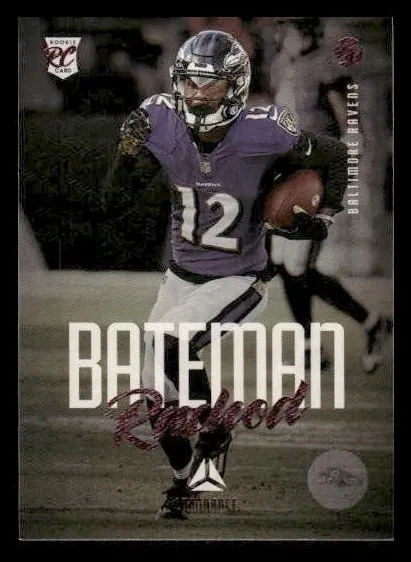 2021 Panini Chronicles Football Rashod Bateman #215 CGC 9.5