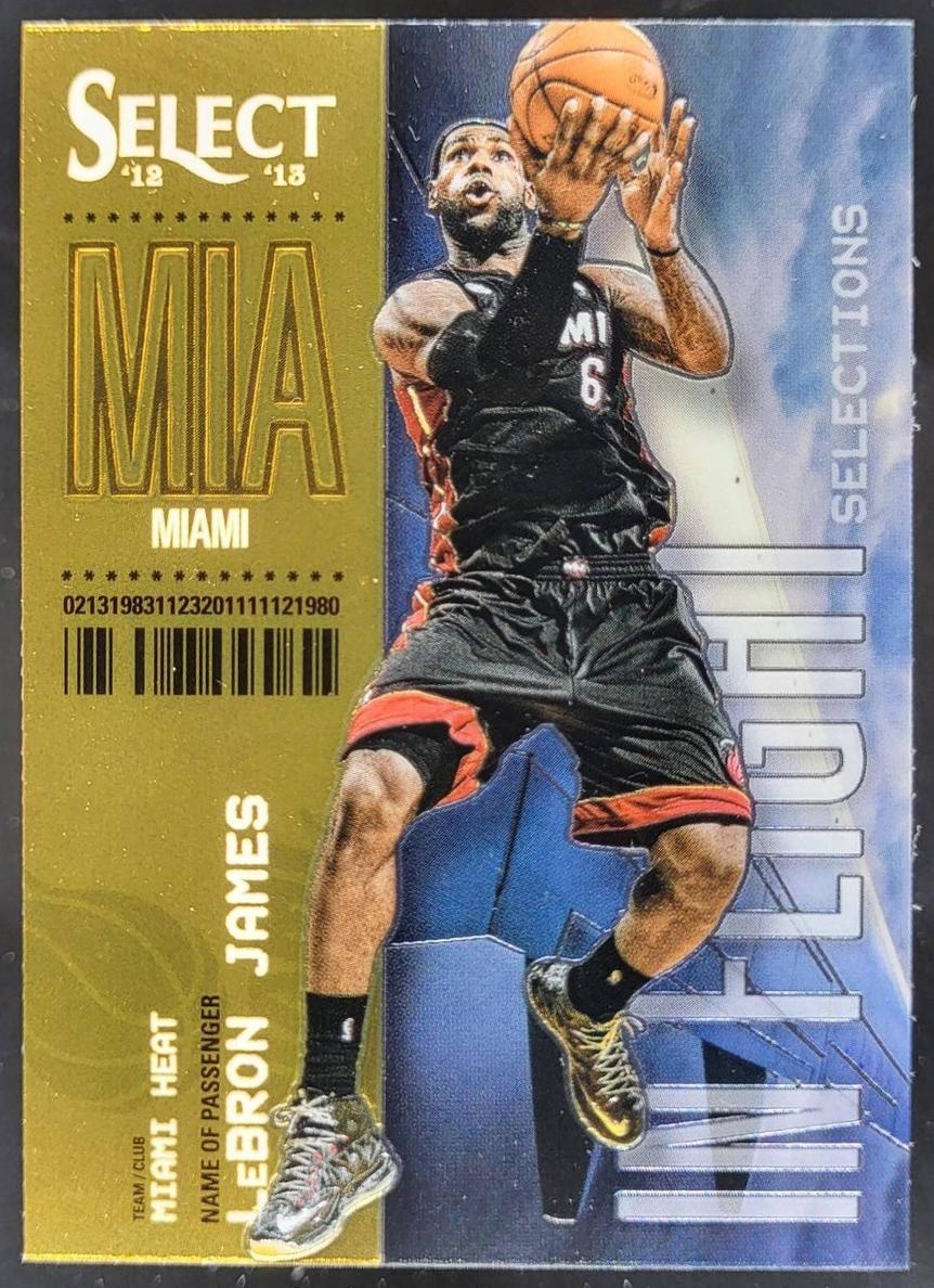 2012 Panini Select Basketball LeBron James #3