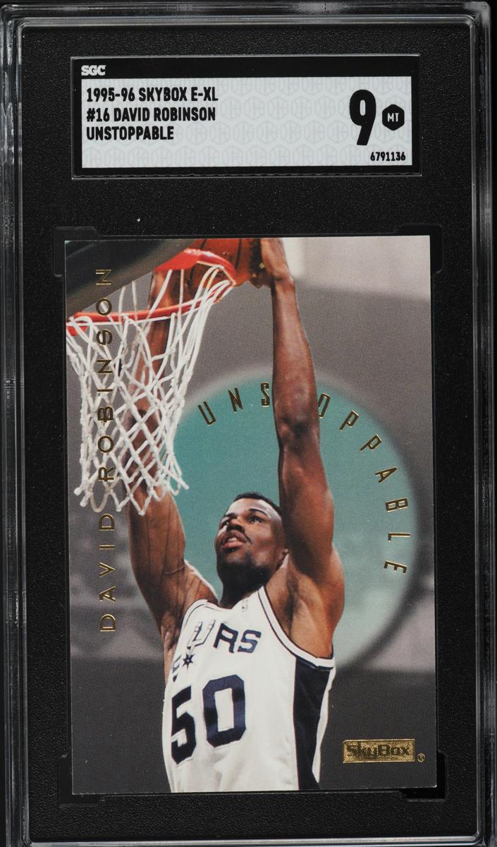 1995 Skybox E-XL Basketball David Robinson #16 PSA 9