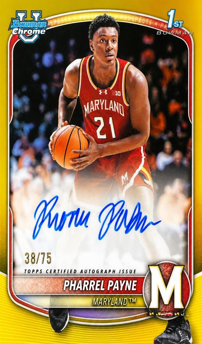 2025 Bowman Basketball Yellow Refractor Pharrel Payne #CPA-PP