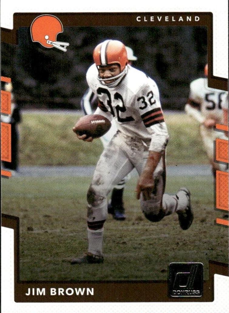 2017 Panini Donruss Football Jim Brown #203 PSA 9