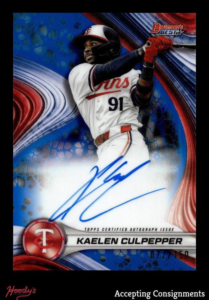 2024 Bowman's Best Baseball Blue Kaelen Culpepper #B24-KC PSA 10