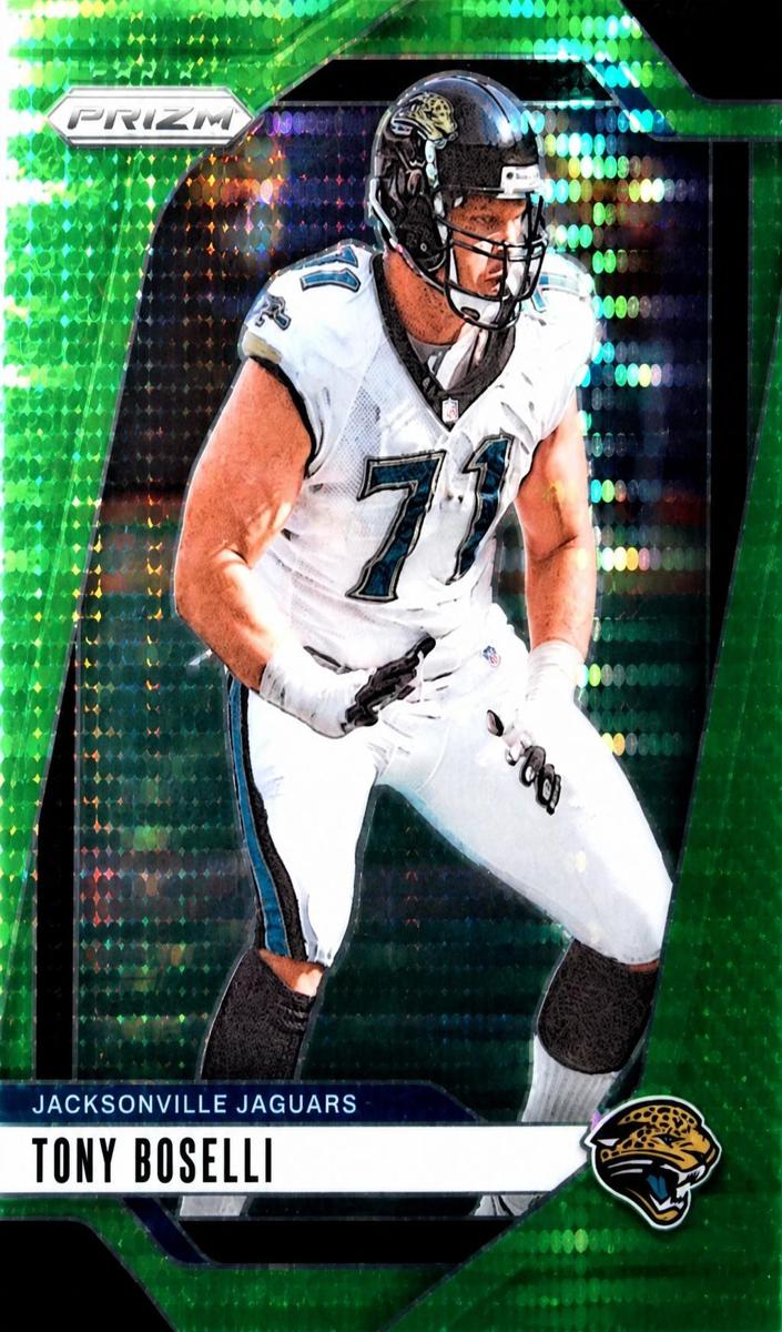 2024 Panini Prizm Football Neon Green Pulsar Tony Boselli #137