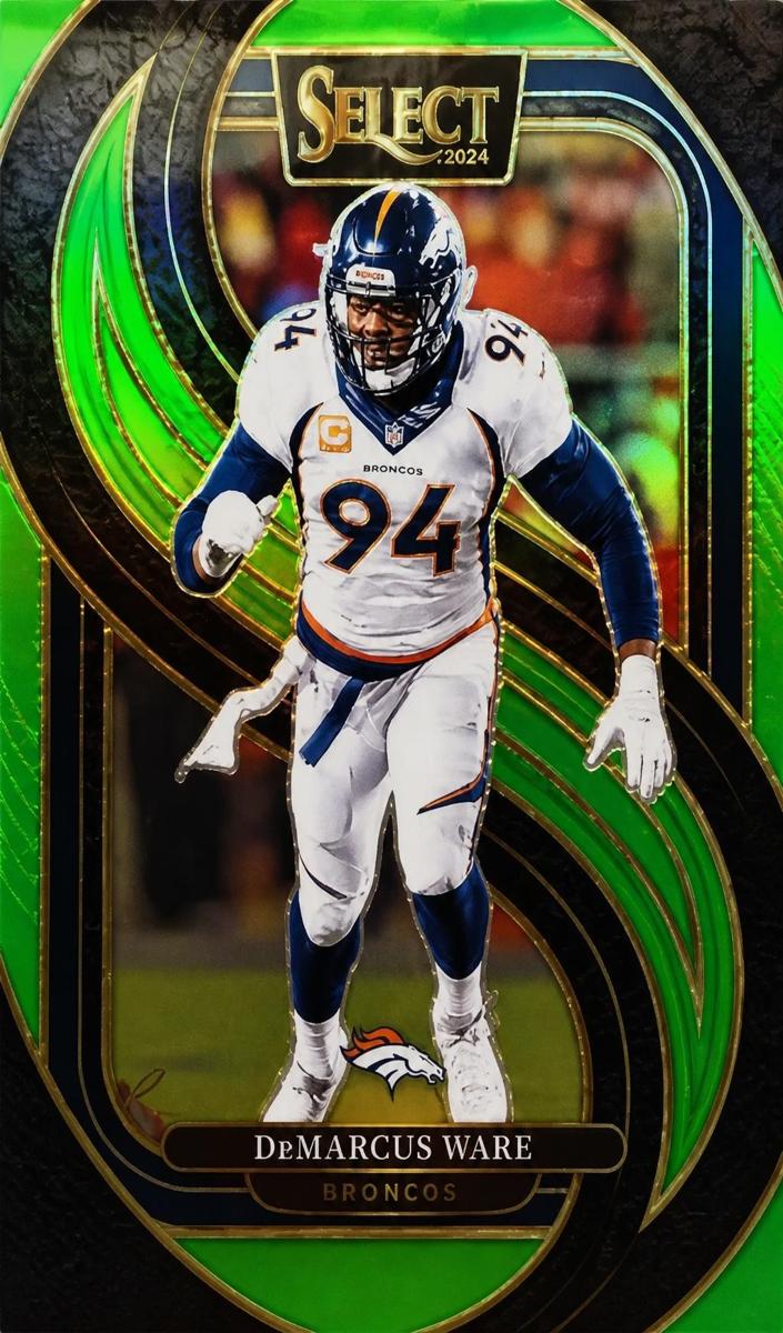 2024 Panini Select Football Neon Green DeMarcus Ware #147