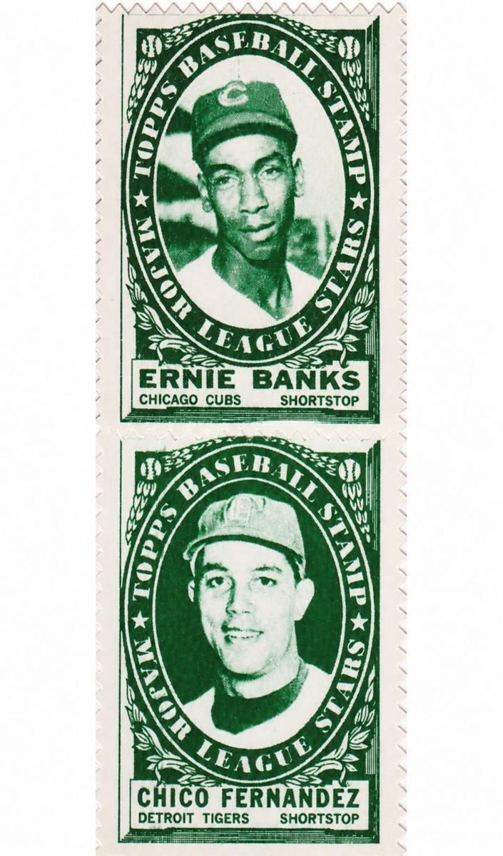 1961 Topps Baseball Ernie Banks #NNO PSA 7