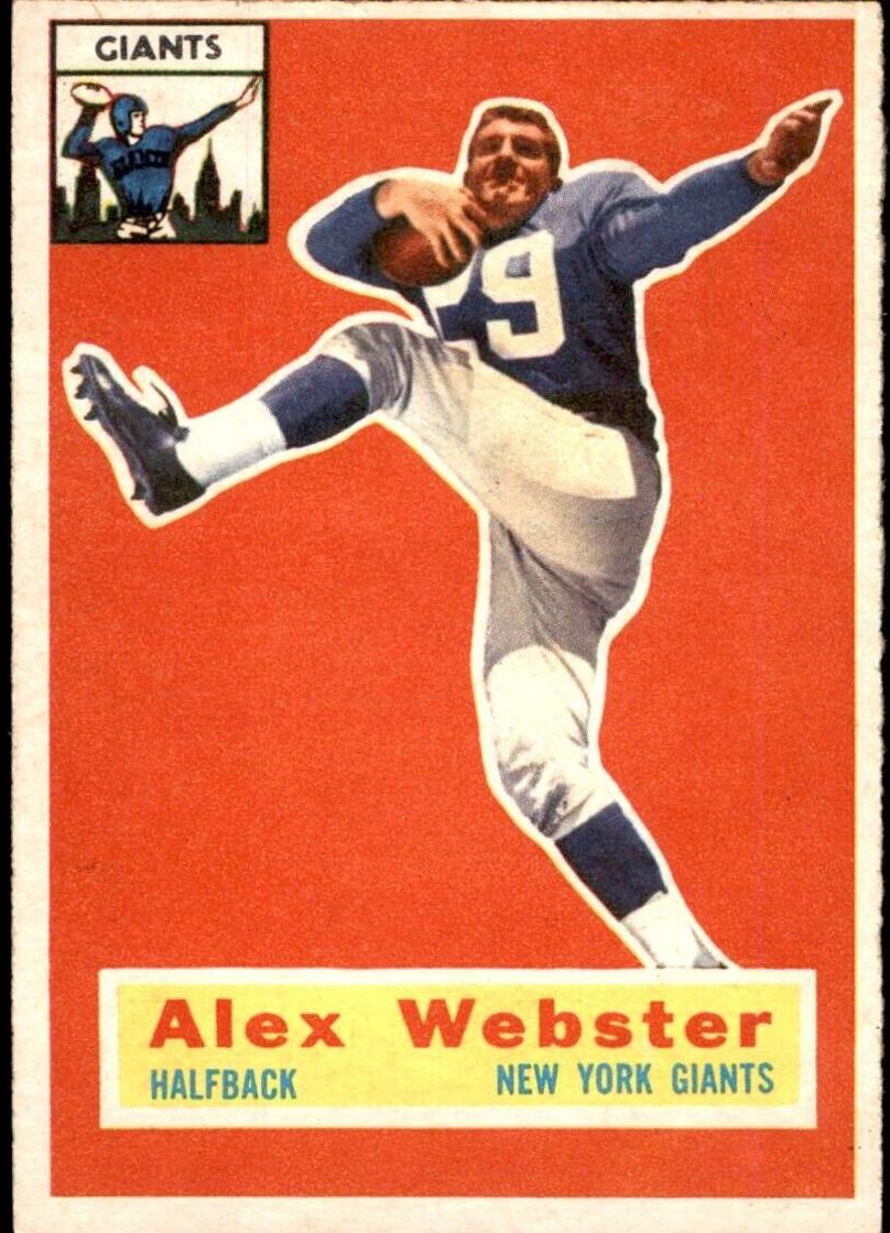 1956 Topps Football Alex Webster #5