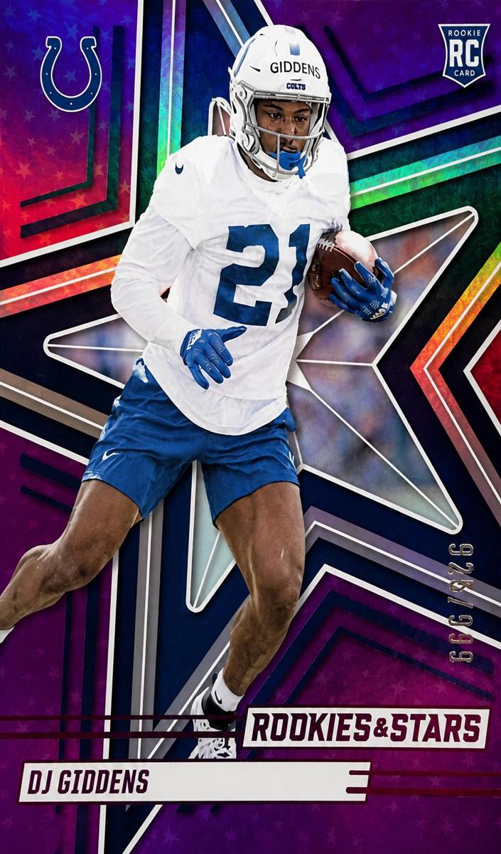 2025 Panini Rookies & Stars Football Purple DJ Giddens #118