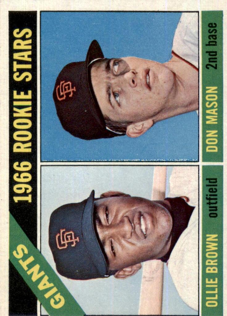 1966 Topps Baseball Giants Rookies #524