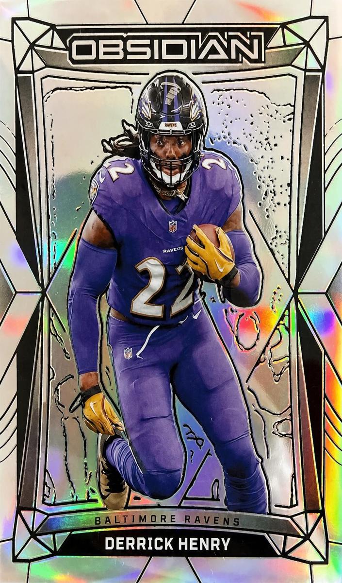2024 Panini Obsidian Football Silver Derrick Henry #15