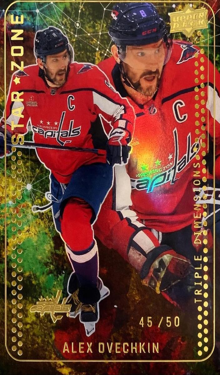 2023 Upper Deck Hockey Gold Alex Ovechkin #SZ-22