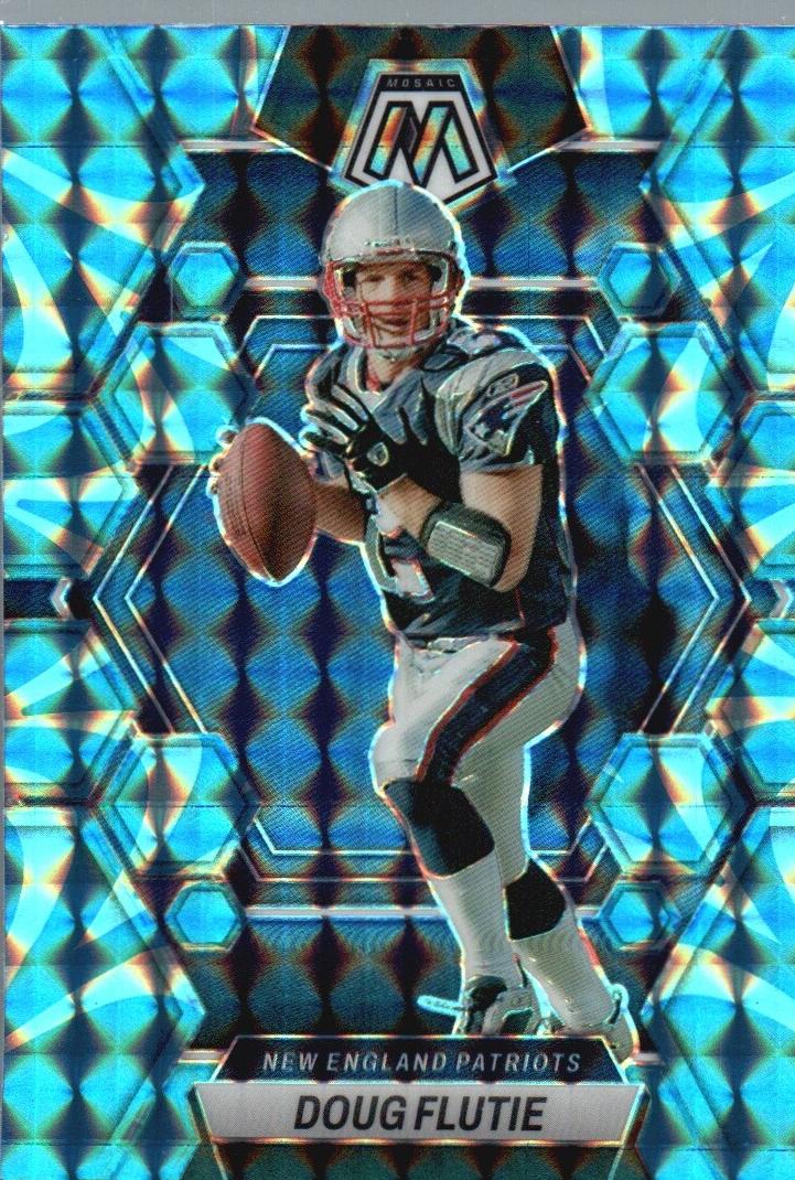 2023 Panini Mosaic Football Reactive Blue Doug Flutie #165