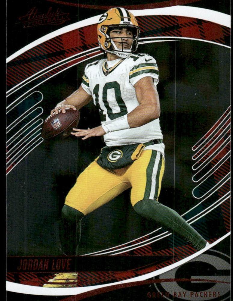 2025 Panini Absolute Football Green Jordan Love #75