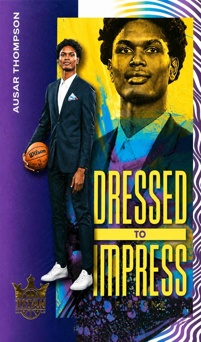 2023 Panini Court Kings Basketball Ausar Thompson #9