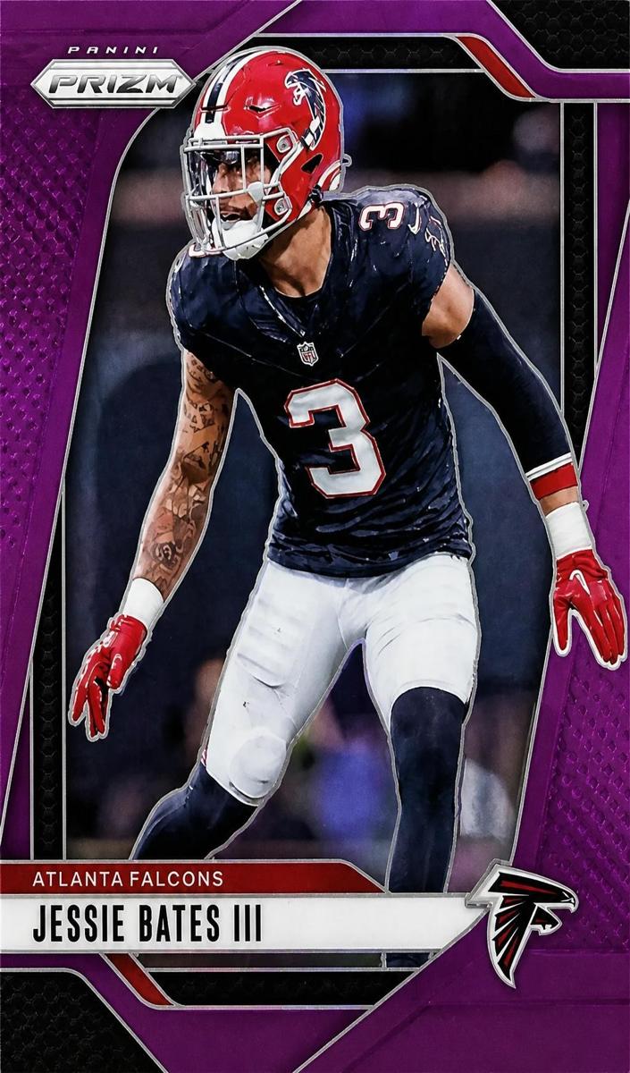 2024 Panini Prizm Football Purple Jessie Bates III #14