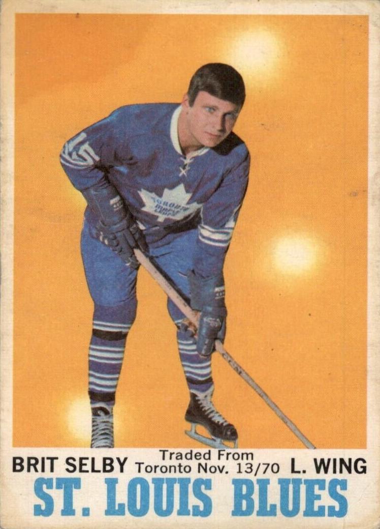 1970 O-Pee-Chee Hockey Trade Brit Selby #111