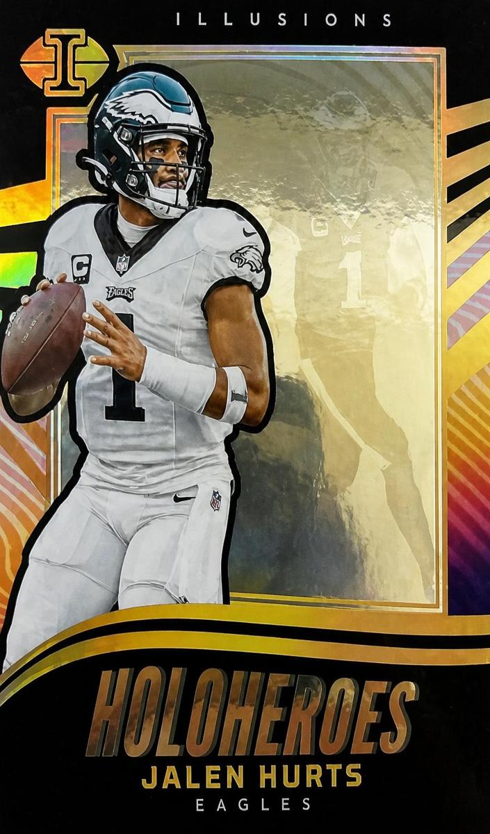 2023 Panini Illusions Football Gold Jalen Hurts #6