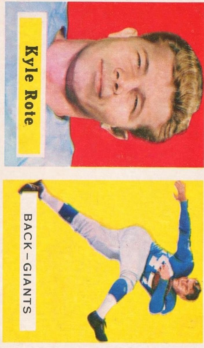 1957 Topps Football Kyle Rote #59