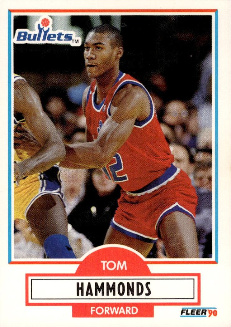 1990 Fleer Basketball Tom Hammonds #193 PSA 9