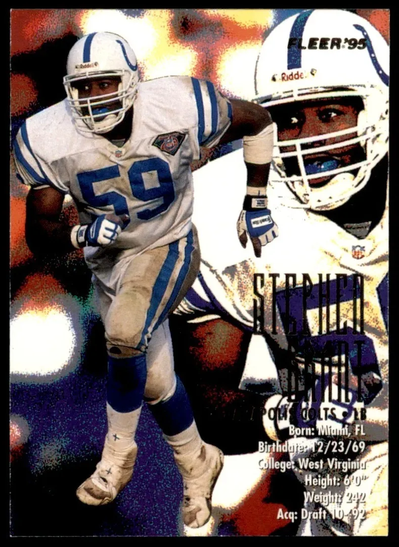 1995 Fleer Football Stephen Grant #164