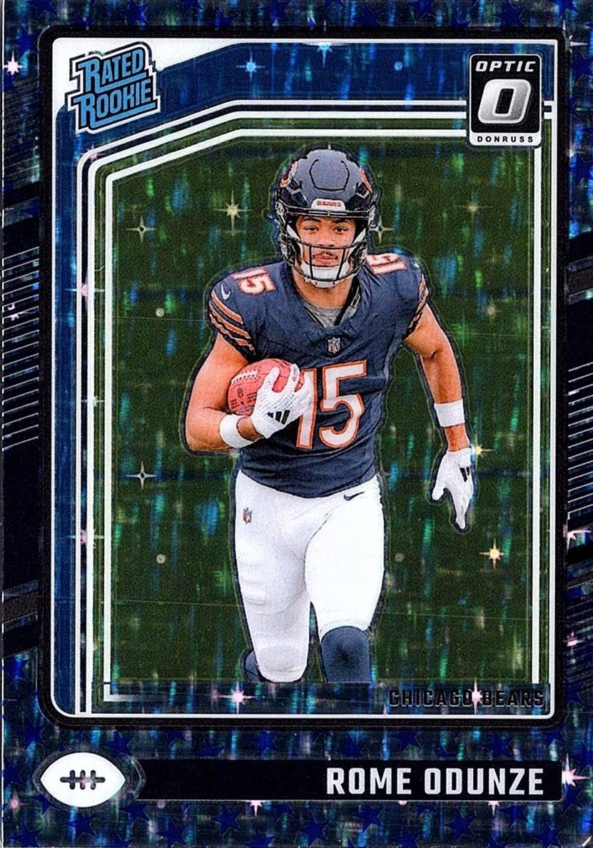 2024 Donruss Optic Football Stars Rome Odunze #286 PSA 9