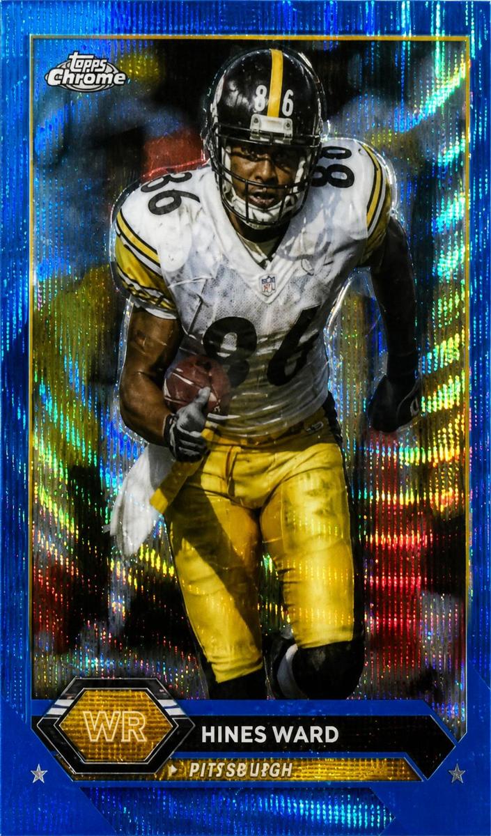 2023 Topps Composite Football Blue Refractor Hines Ward #8