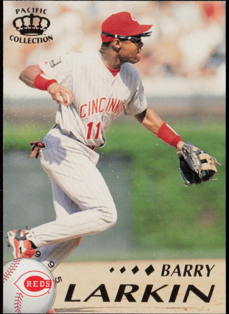 1995 Pacific Baseball Barry Larkin #108 PSA 9