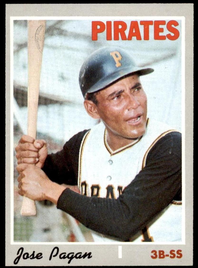 1970 Topps Baseball Jose Pagan #643