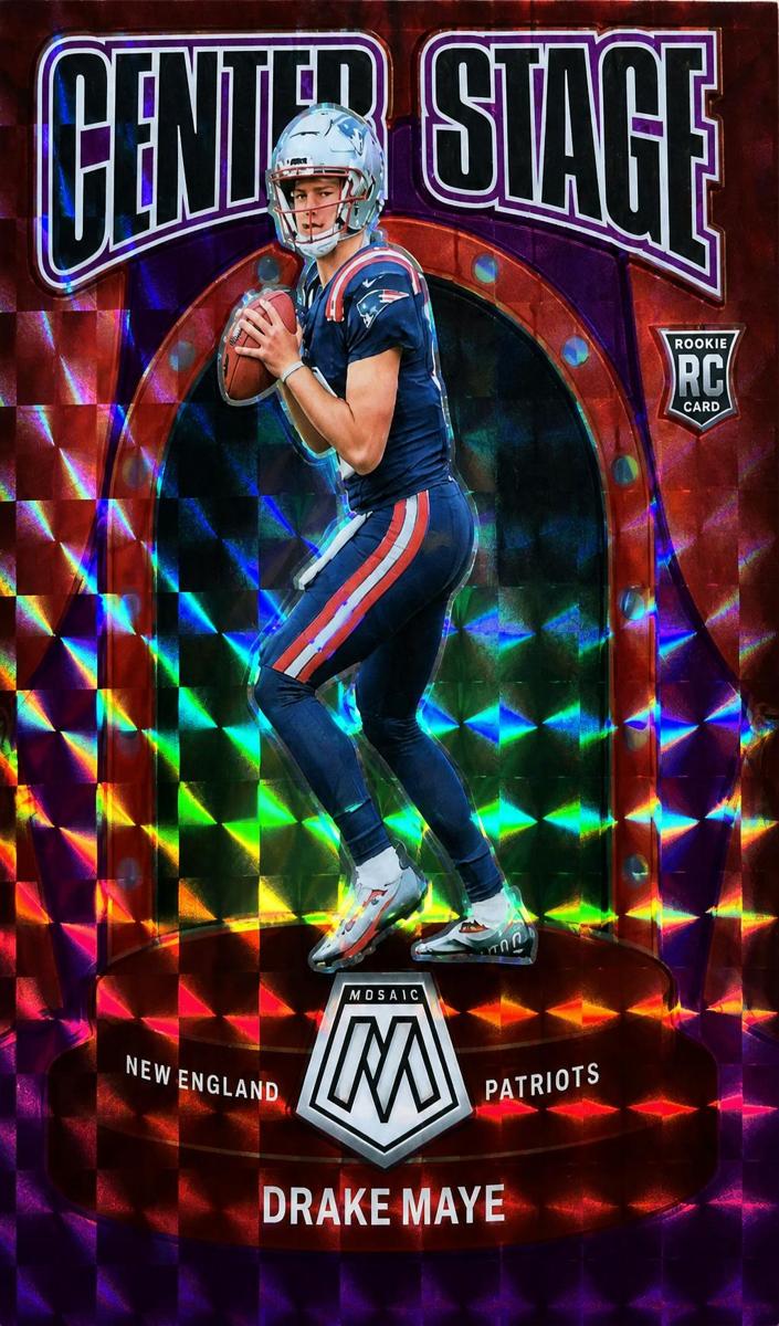 2024 Panini Mosaic Football Mosaic Purple Drake Maye #11 SGC 10