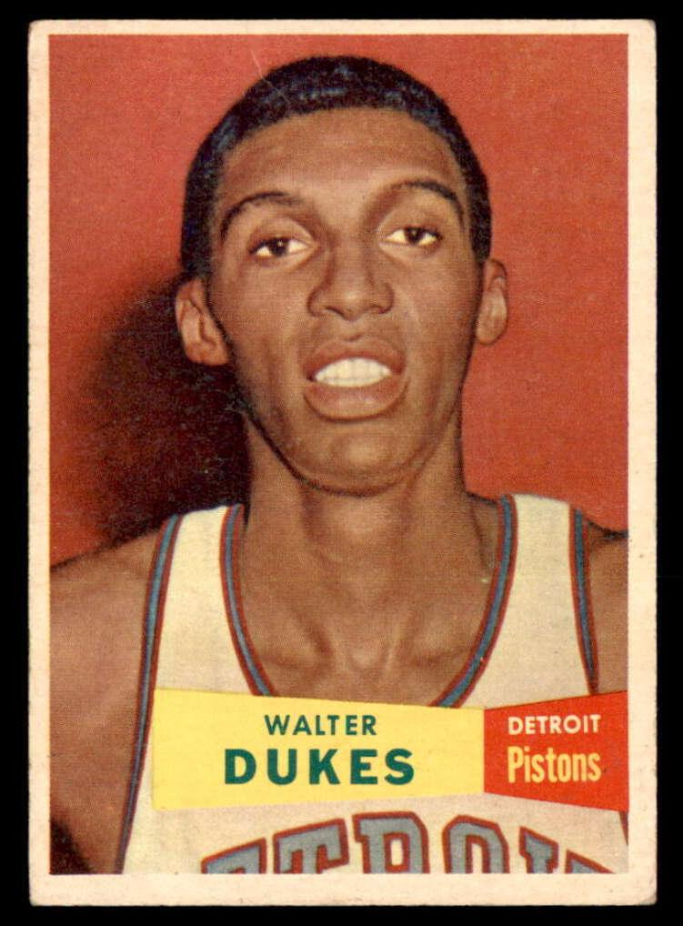 1957 Topps Basketball Walter Dukes #30 SGC 7
