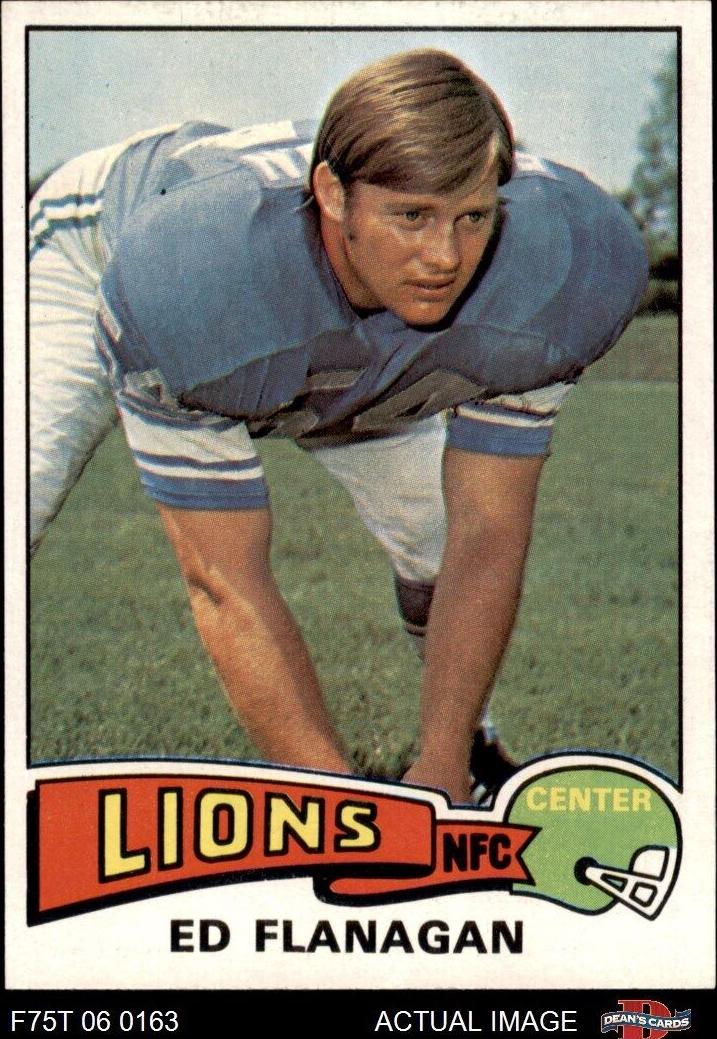 1975 Topps Football Ed Flanagan #250