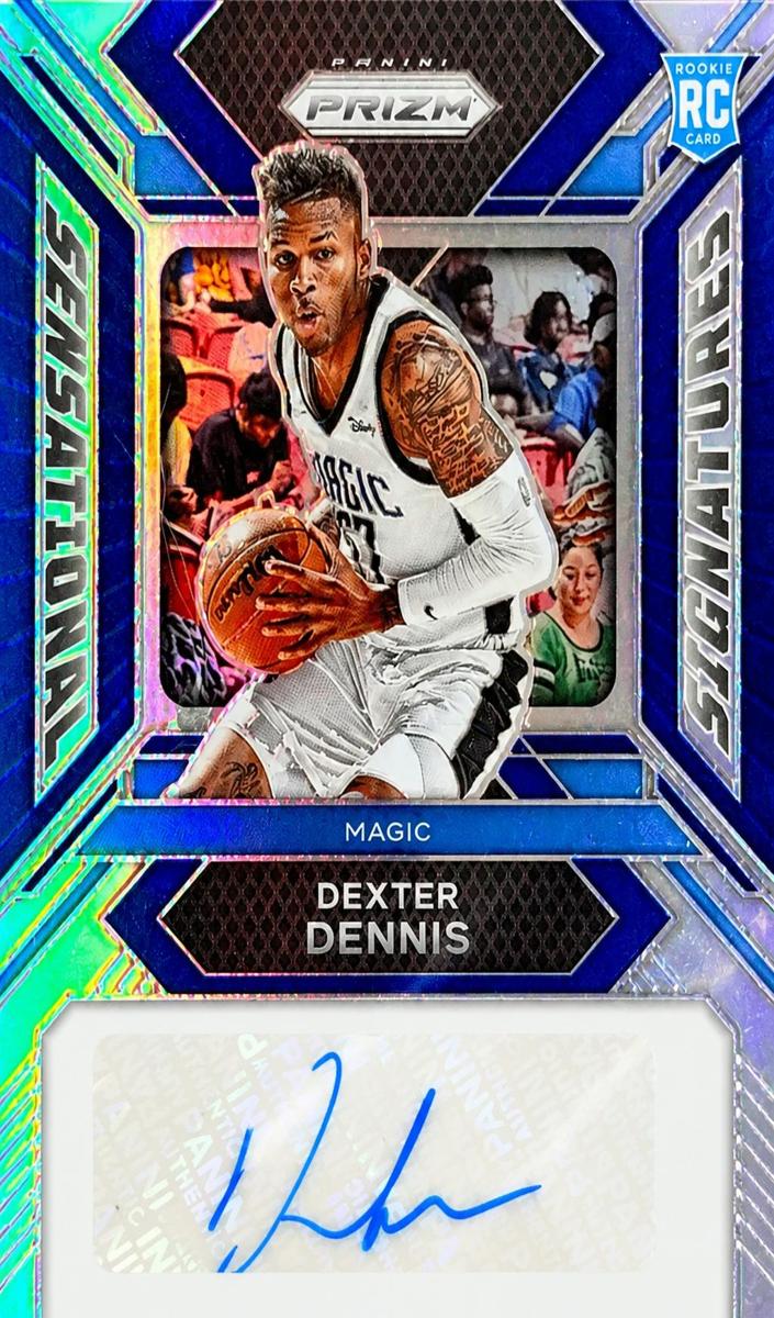 2023 Panini Prizm Basketball Blue Dexter Dennis #SS-XT