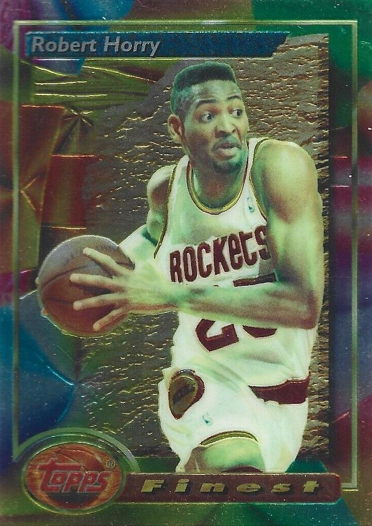1993 Topps Finest Basketball Robert Horry #175 PSA 9