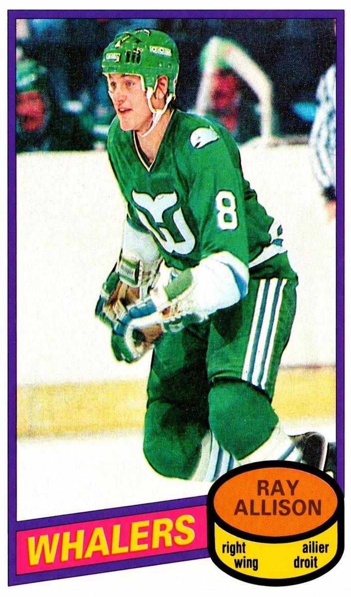 1980 O-Pee-Chee Hockey Ray Allison #126
