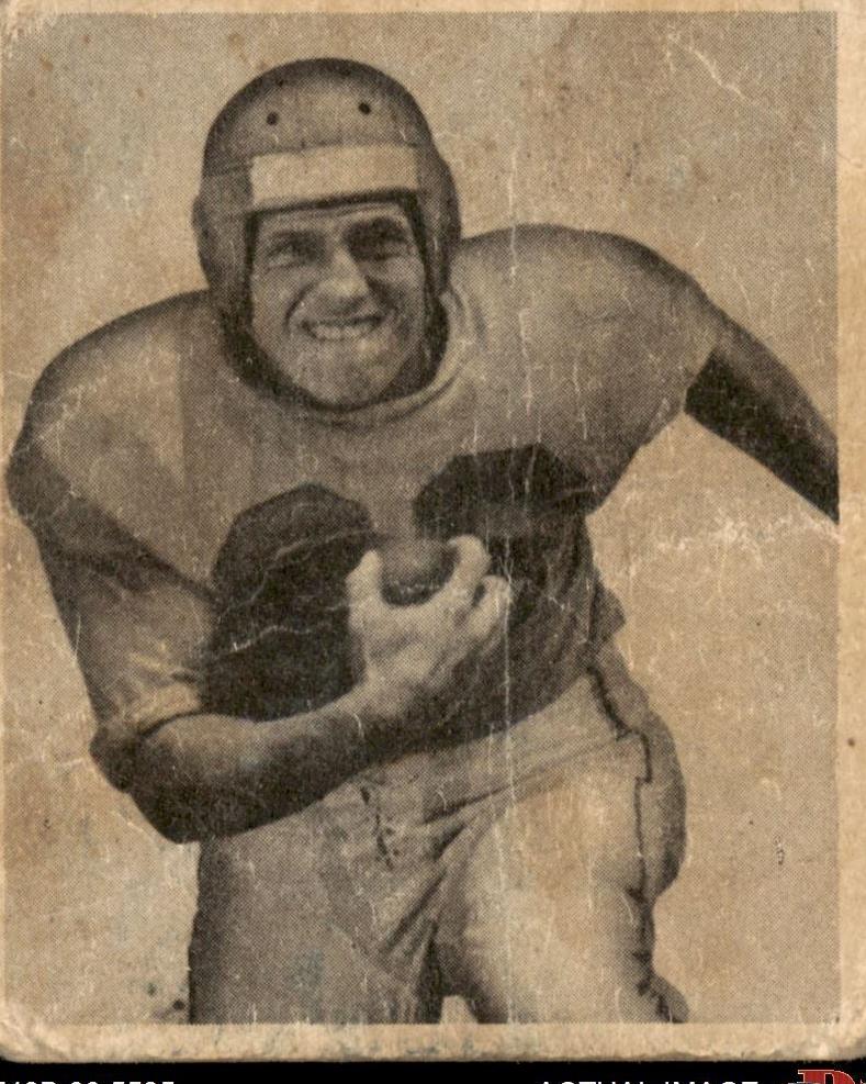 1948 Bowman Football Pat West #38 PSA 5.5