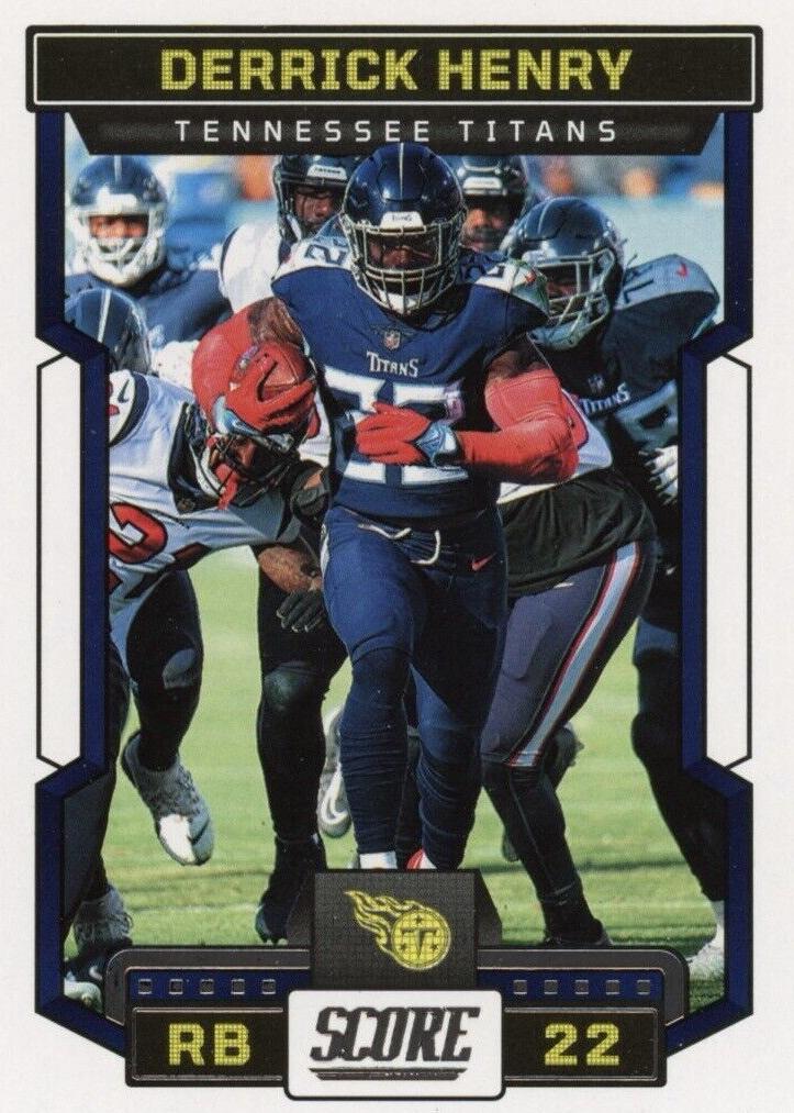 2023 Panini Score Football Derrick Henry #27 CGC 9.5