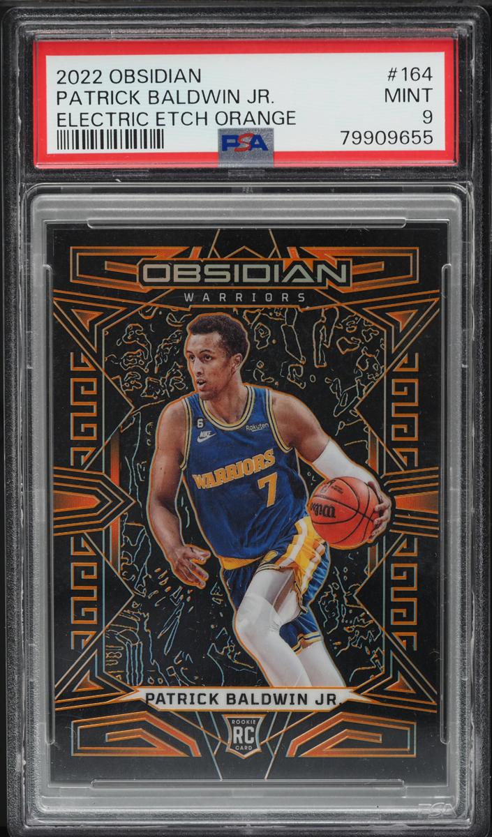 2022 Panini Obsidian Basketball Electric Etch Orange Patrick Baldwin Jr. #164 PSA 8.5