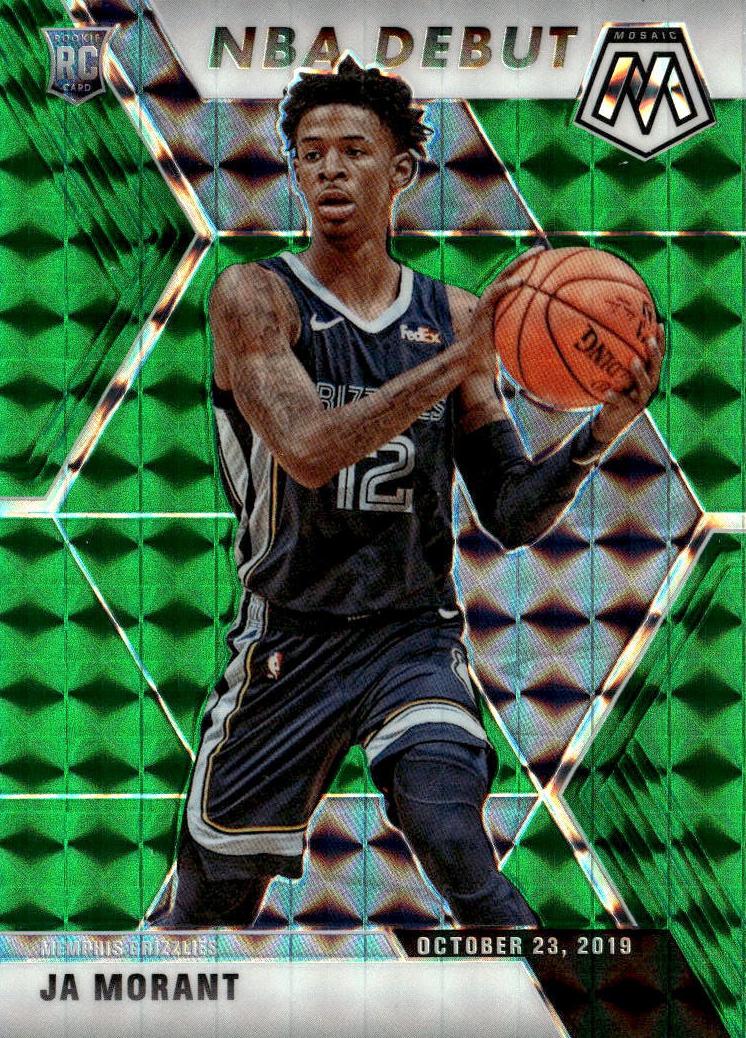 2019 Panini Mosaic Basketball Mosaic Green Ja Morant #274 PSA 10