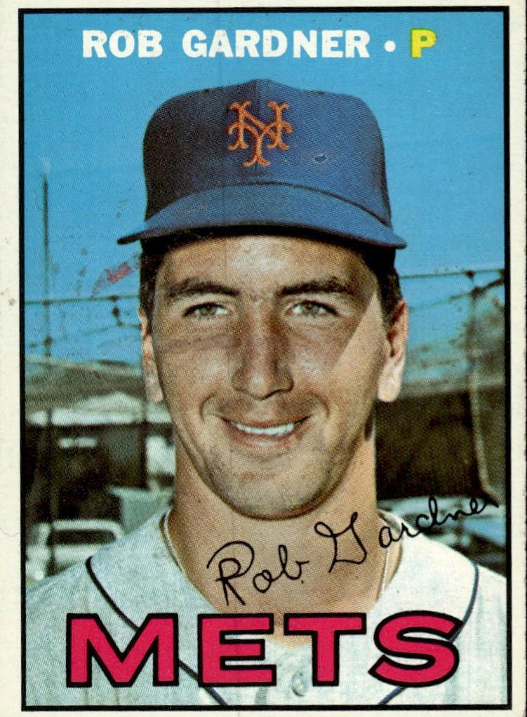 1967 Topps Baseball Rob Gardner #217 PSA 8